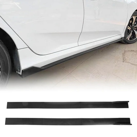 Universal Side Splitter Gloss Black 4pcs - ABS Plastic